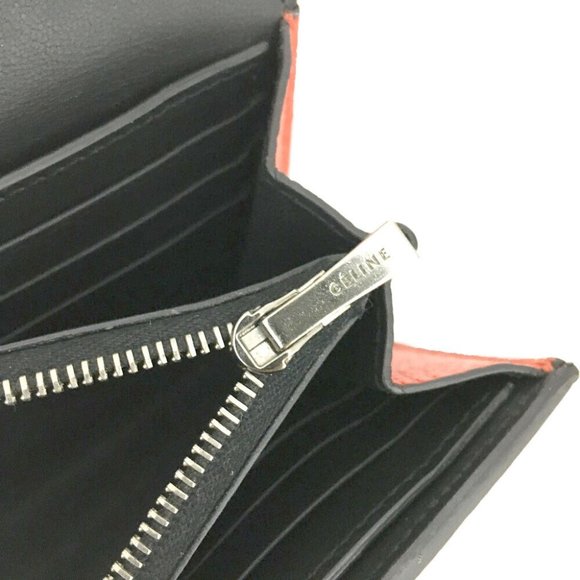 CELINE Large Flap Leather Long Bifold Wallet /2S0100 - Picture 8 of 8